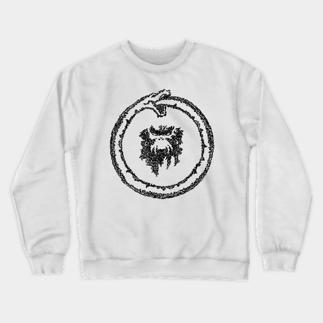 12 Monkeys Ouroboros Black Crewneck Sweatshirt by HumbledDesignStudio